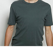 American Apparel Baby Rib Fitted T-Shirt