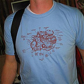Auto Engine Diagram T-Shirt