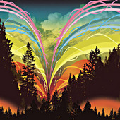 Beautiful Falling Remixed Print