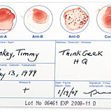DIY Blood Typing Test