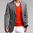 BR Monogram Cashmere/Linen Blazer