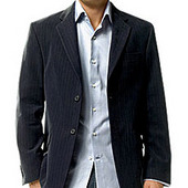 Banana Republic Brushed twill pinstripe blazer