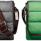 Coach Quilted Nylon Map Bag