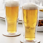 Double-Walled Beer Glasses