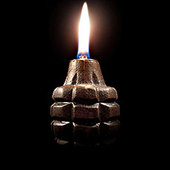 Hand Grenade Oil Lamp