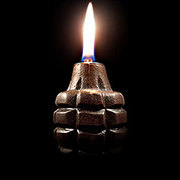 Hand Grenade Oil Lamp