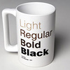 Helvetica Coffee Mug