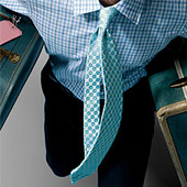 Hugo Boss Turquoise Silk Tie