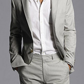 J.Crew Fine-Stripe Cotton Suit