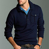 J.Crew Merino Shawl-Collar Sweater