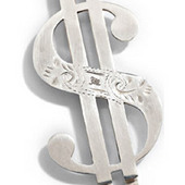 Juicy Couture Silver Money Clip