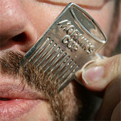 Mustache Comb Necklace