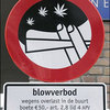 Amsterdam No Toking Sign