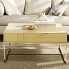 Patterned Veneer Coffee Table