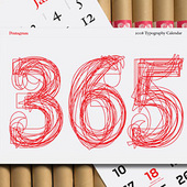 Pentagram 2008 Typography Calendar