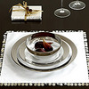 Platinum-Banded Dinnerware