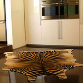 Brown Zebra Rug