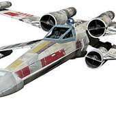 Luke Skywalker’s Red Five X-Wing Model