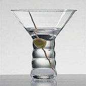Riedel O Stemless Martini Glasses