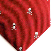 Skull & Bones Silk Tie