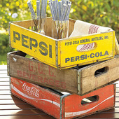 Found Soda Crates