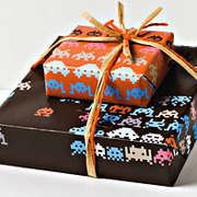 Space Invaders Wrapping Paper