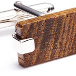 Teak Wood Cufflinks