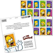 The Simpsons Postage Stamps