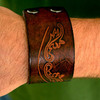 Tooled Leather Cuff