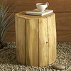 Natural Tree-Stump Side Table