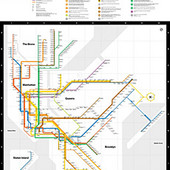 New York City Subway Diagram 2008