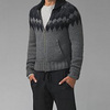 Vince Handknit Argyle Cardigan