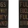 Vintage New York Subway Signs