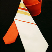 Ulterior Motive White Sunrise Tie
