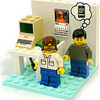 PodBrix Young Woz and Jobs Playset