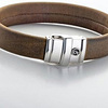 David Yurman Wide-Band Leather Bracelet