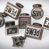 Custom 3D Printed Metal Cufflinks