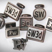 Custom 3D Printed Metal Cufflinks