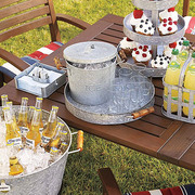 Galvanized Steel Serving Pieces