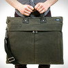 Jack Spade Waxwear Flat Utility Bag