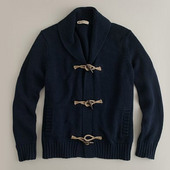 J.Crew Linen-Cotton Toggle Sweater