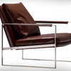 Leman Stainless Steel Lounge Chair