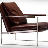 Leman Stainless Steel Lounge Chair