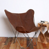Leather Butterfly Chair