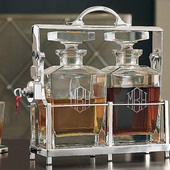 Monogram Locking Caddy & Decanters