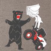 Bear vs. Tractor T-Shirt