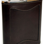 Filson Bridle Leather Hip Flask