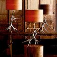 Roost Aluminum Antler Lamp