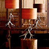 Roost Aluminum Antler Lamp