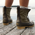 L.L.Bean Waxed Canvas Maine Hunting Shoe